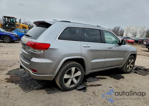 2016 Jeep Grand Cherokee Overland z USA, uszkodzony, nr VIN 1C4RJFCG4GC364589